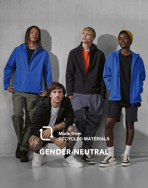 Reset 3Lr Hooded Softshell - Black / 3XL