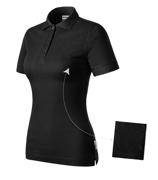 Polokošile Dámská Rimeck® Resist Heavy Polo - Černá / 2XL