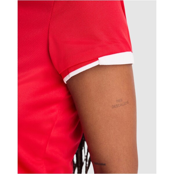 Polo sportiva a maniche corte da donna da 150 g/m² Tamil - Bianco / Nero / XL