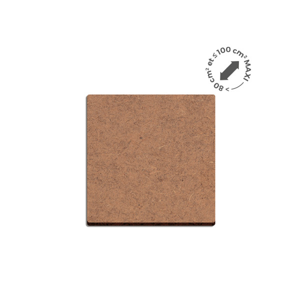 SOUS-VERRE SUR-MESURE MDF EP.3 mm 100 cm2 MAXI - Echantillon