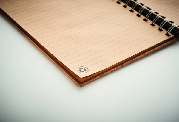 Bloco de bambu espiral A5 Bram