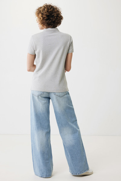 Dámské polo tričko IQONIQ Yosemite z recykl. bavlny - Heather Grey / XXXL