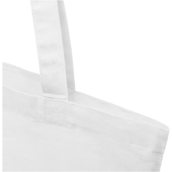 Carolina 100 g/m² cotton tote bag 7L - White