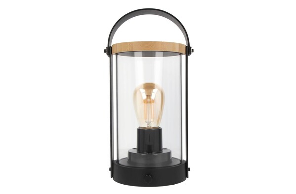 Lampe Edison en bambou