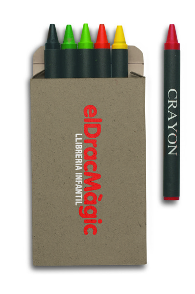 Carton of 6 wax crayons Brabo