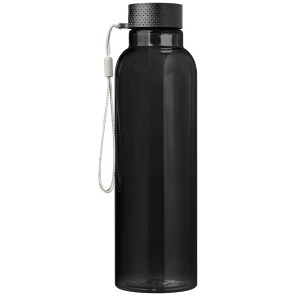 Aura rPET Wrist Strap Bottle - 710 ml - Black / Silkscreen
