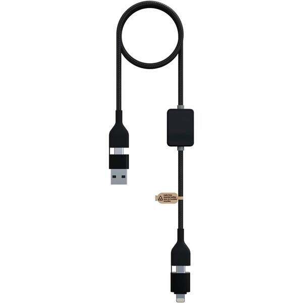 Cabo de carregamento de 60 W com interruptor e logotipo iluminado SCX.design C32