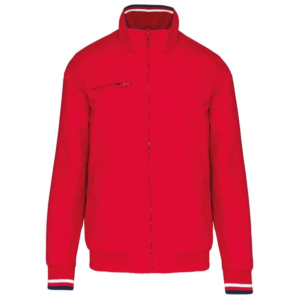City Blouson Jacket - Red / White / Navy / L