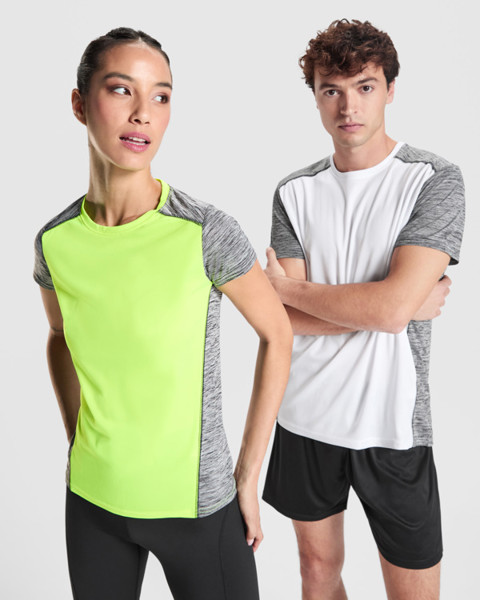 T-Shirt Zolder Woman - White/Heather Black / L