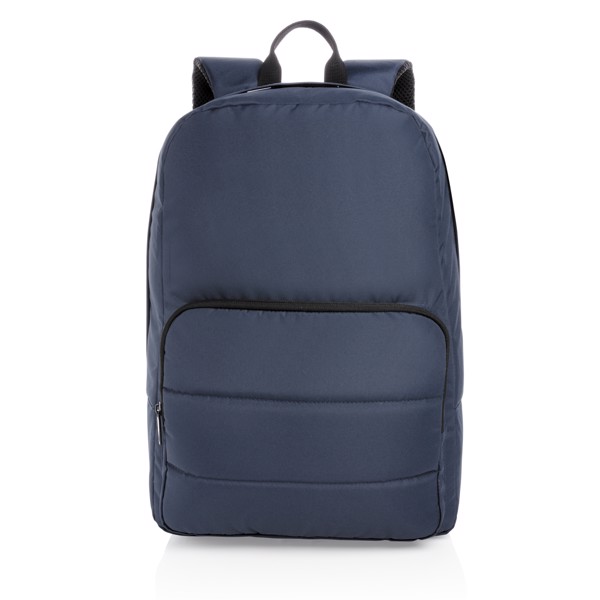 Sac à dos ordinateur 15,6" Impact en rPET AWARE™ - Bleu Marine