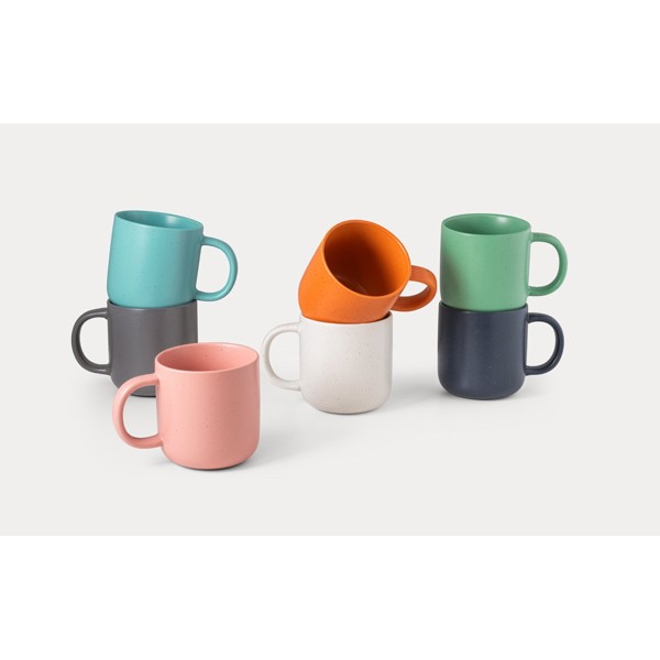 CONSTELLATION. Caneca em cerâmica 370 ml - Branco Pastel