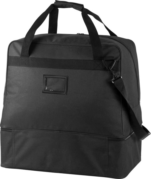 Torba za timske sportove s krutim dnom - 60 litara - Black