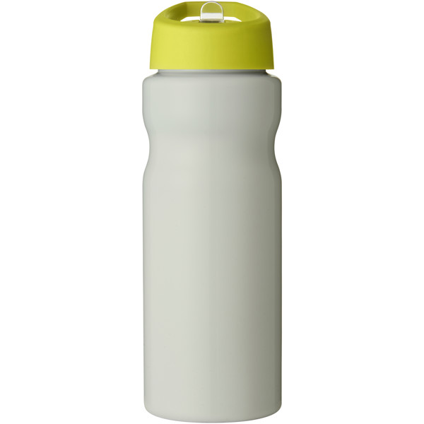 Bouteille de sport H2O Active® Eco Base 650ml couvercle bec verseur - Ivoire / Citron vert