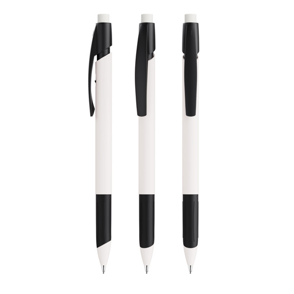 Portaminas BIC® Media Clic Grip Ecolutions - Blanco/Negro