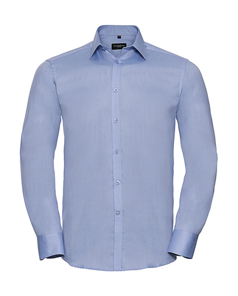 Men'sLS Herringbone Shirt - White / M
