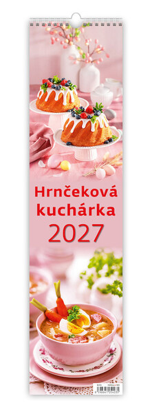 Plánovací nástěnný kalendář Hrnčeková kuchárka - viazanka 2027