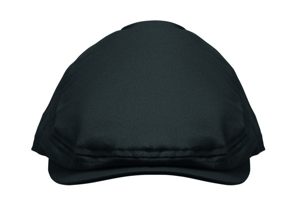 Newsboy flat cap 235 gr/m² Flat Peak - Black