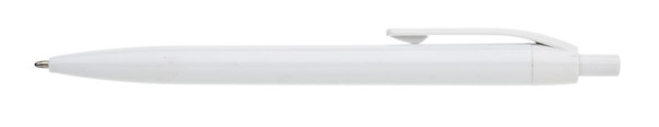 Lido plastic ballpoint pen, blue refill X 20-10 - White