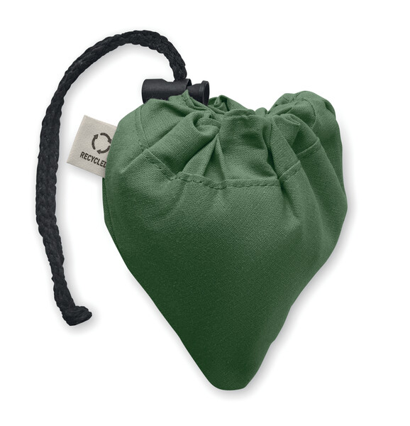 Sacoșă de cumpărături pliabilă Carrie Colour - Verde Închis