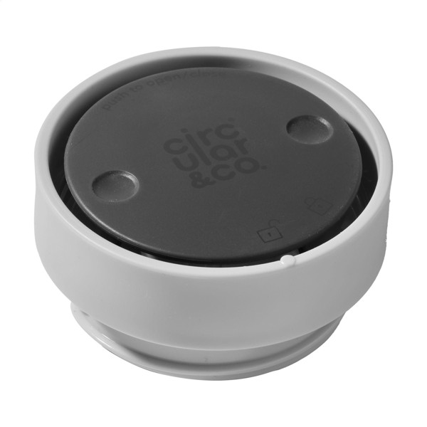 Circular&Co Recycled Stainless Steel Coffee Cup 227 ml - blanc