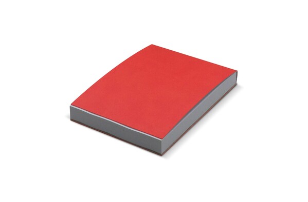 Bloc-notes papier recyclé 150 feuilles - Rouge