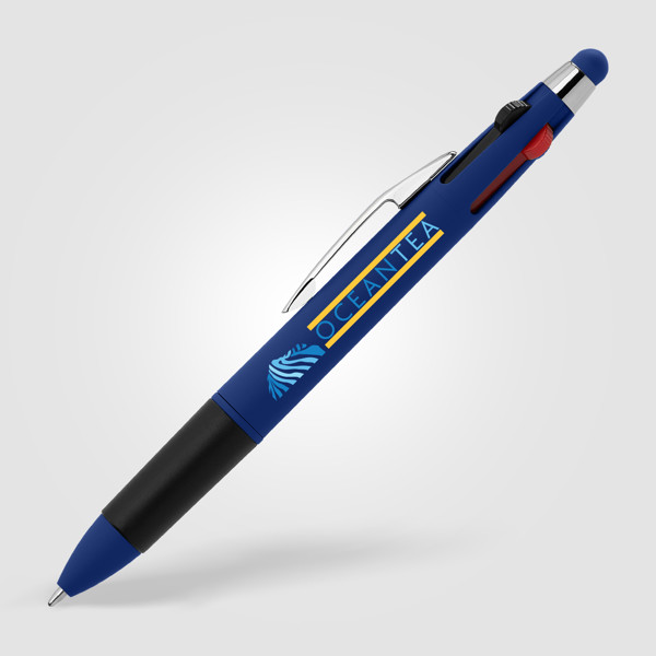 Quattro Softy Multi encre avec stylet - Bleu roi / Jet d’encre 4 couleurs