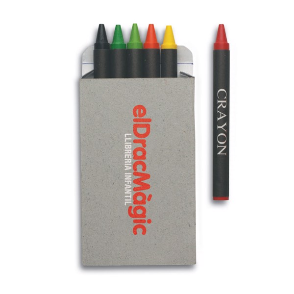 MB - Carton of 6 wax crayons Brabo