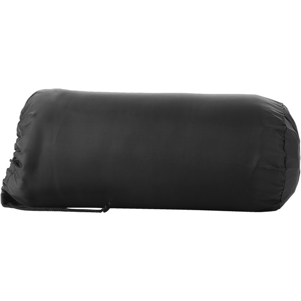 Plaid polaire avec housse Huggy 150 x 120 cm - Noir