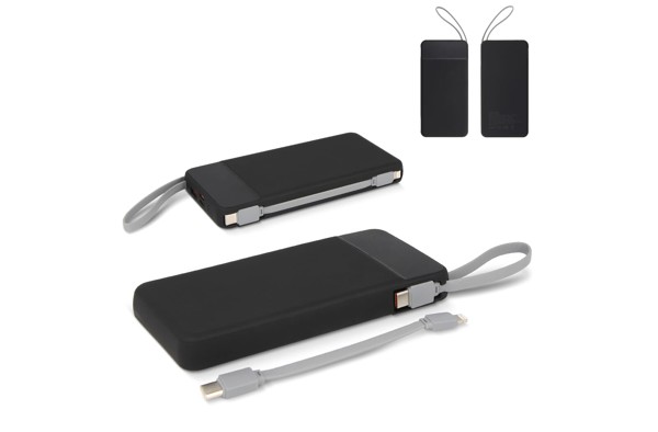 Ziara Powerbank with USB-C &amp; Lightning Cable 10000mAh