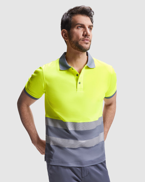 Av Polo Atrio T - Rojo Laboral/Amarillo Flúor / S