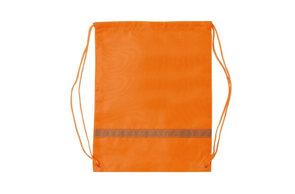 Sac cordelette réfléchissant - Orange