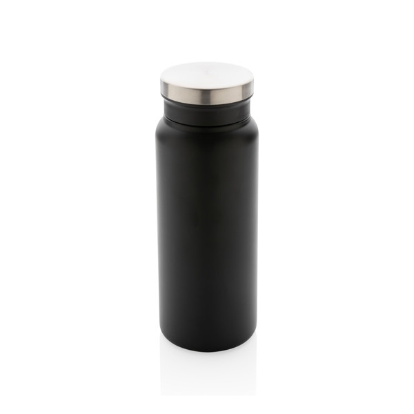 Termo fľaša z RCS recyklovanej ocele 600ml - Čierna / Čierna