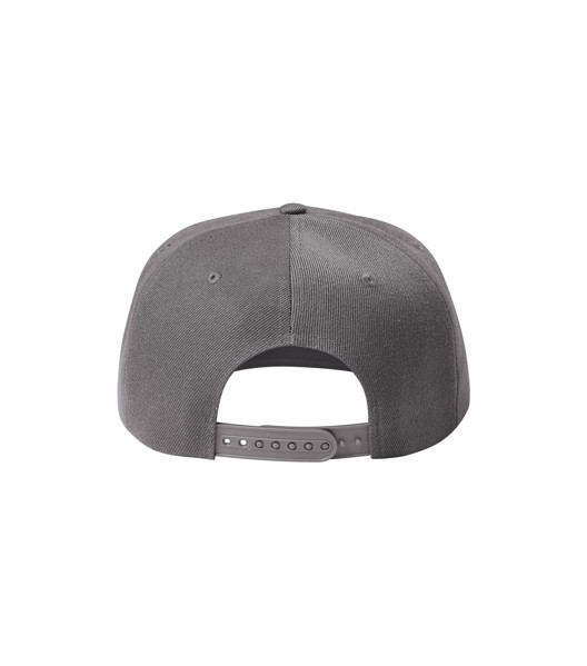 Čepice Unisex Malfini® Rap 5P - Starostříbrná / nastavitelná