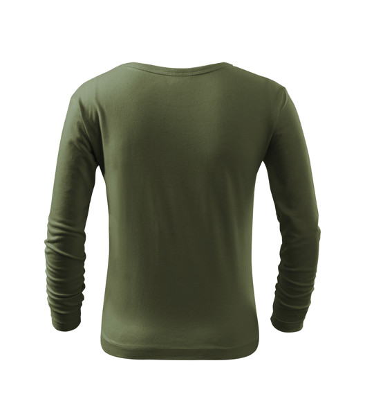 Triko Dětské Malfini® Fit-T Ls - Khaki / 122 cm/6 let