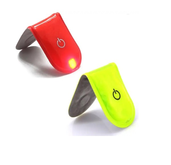 Magnetic reflector with built-in LED light - YELLOW