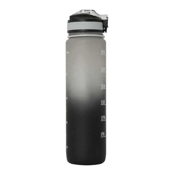 Sports Water Bottle Hydro Level - Black / Grey