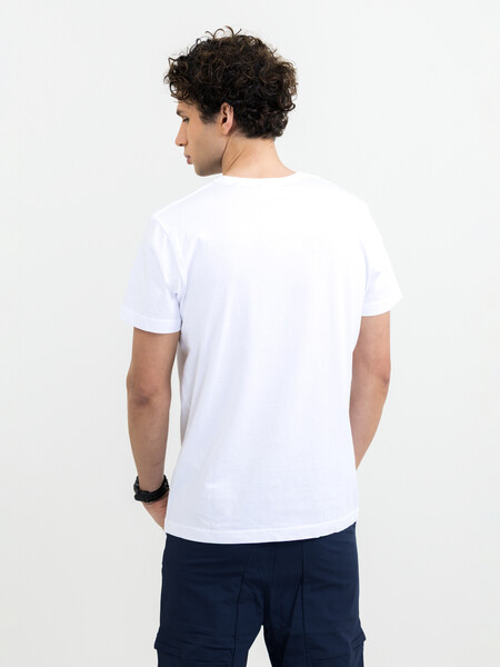 Printer heavy t-shirt RSX White XL