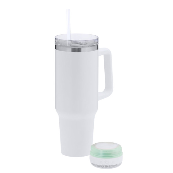 Taza Térmica Altavoz Tracir - Blanco