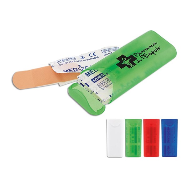 ETUI DE 5 PANSEMENTS 5.6x1.9CM - Blanc