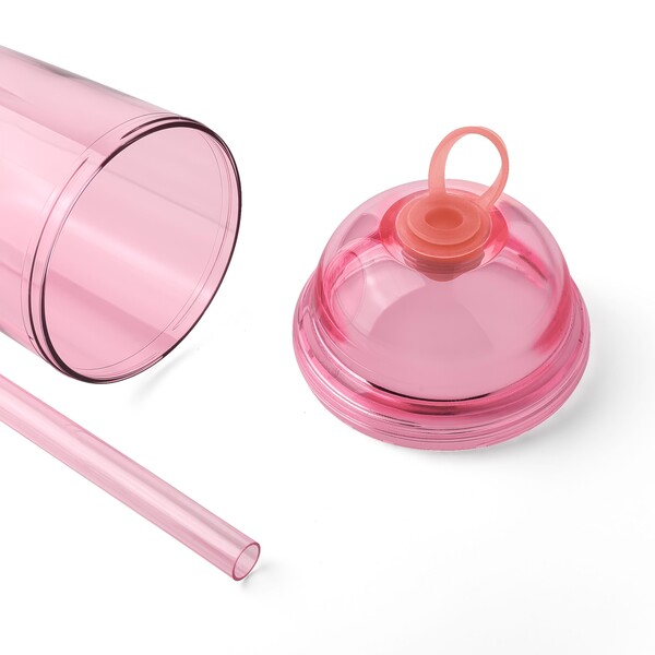 Travel drinking mug 500 ml Glow - pink