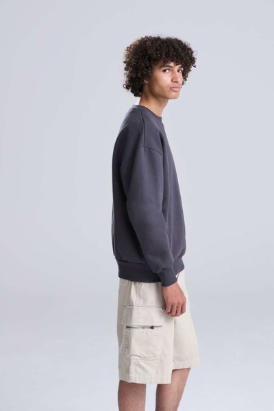 Signature Heavyweight Sweat - Natural Stone / S