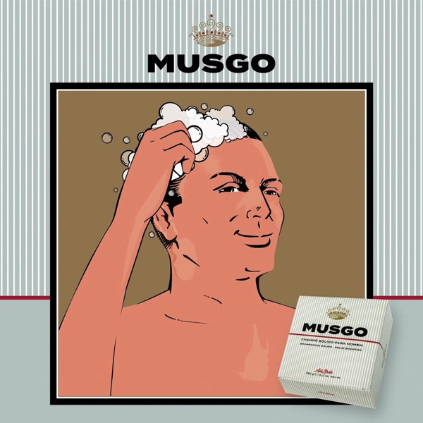 MUSGO II. Champô com fragrância masculina (150g)