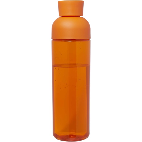 Garrafa desportiva em RPET de 600 ml "Illuminate" - Laranja
