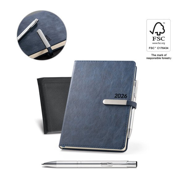 VERLAINE A5. Agenda A5 - Azul