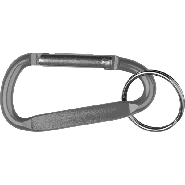 Snap hook keyring LEAH - Silvergrey