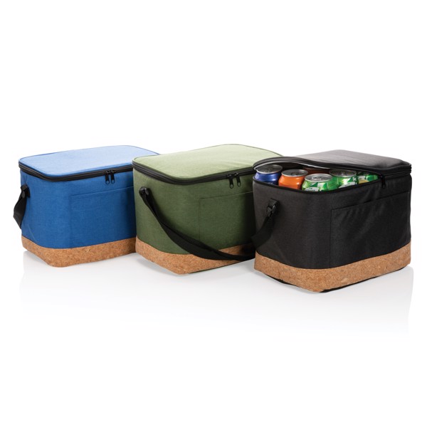 Impact XL cooler bag, rPET,cork,fits 12 cans - Green
