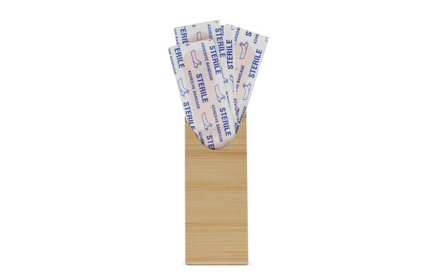Bandages in bamboo box