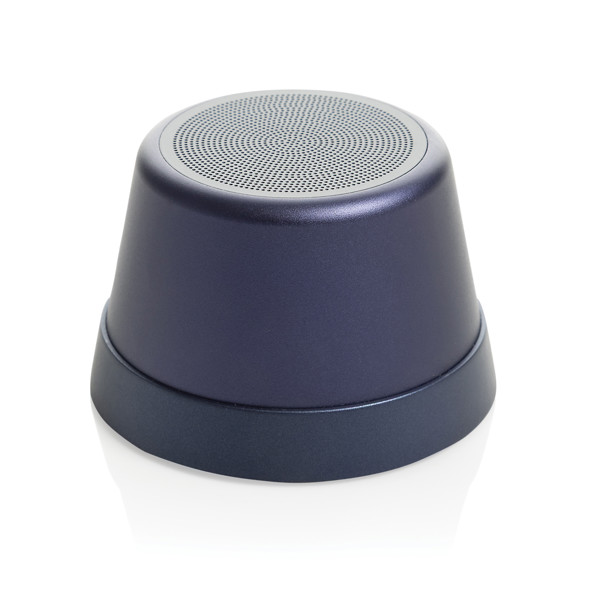 Enceinte magnétique 5W en aluminium recyclé RCS Nivio - Bleu