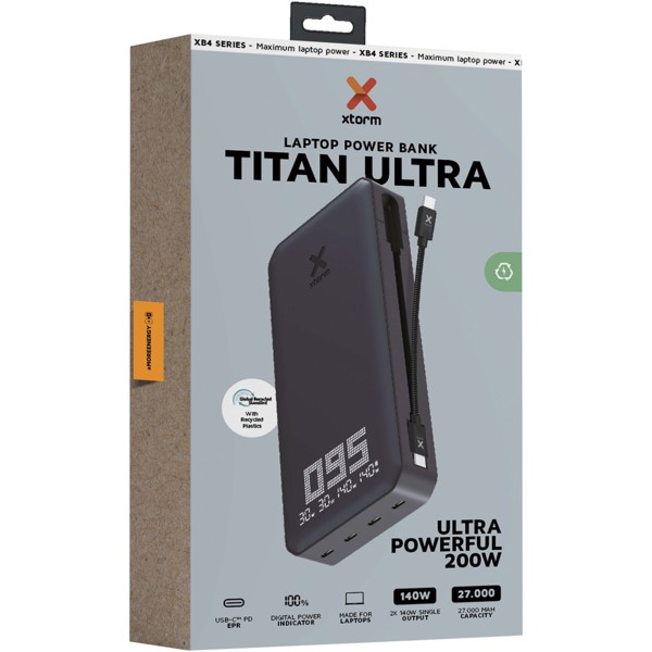 Batterie de secours Xtorm XB403 Titan Ultra de 27 000 mAh 200 W pour ordinateur portable