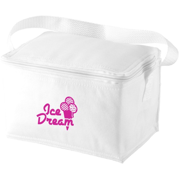 Saco térmico para 6 latas "Spectrum" - Branco